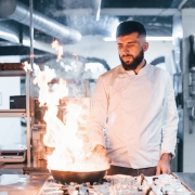 smelly restaurant uniforms